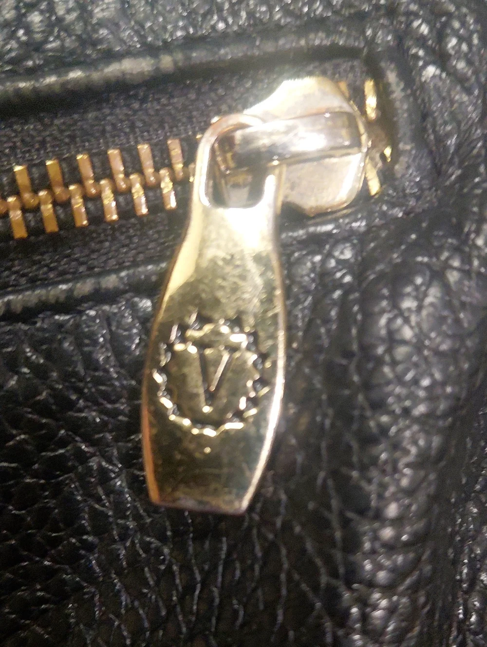 Valentina Black Leather Crossbody with Tan Strap and Gold Hardware
